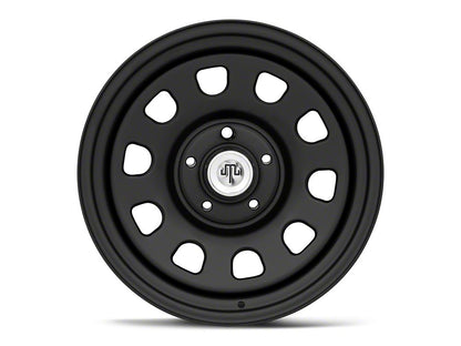 17x9 Mammoth D Window Wheel & 33in BF Goodrich All-Terrain T/A KO Tire Package; Set of 5 (07-18 Jeep Wrangler JK)