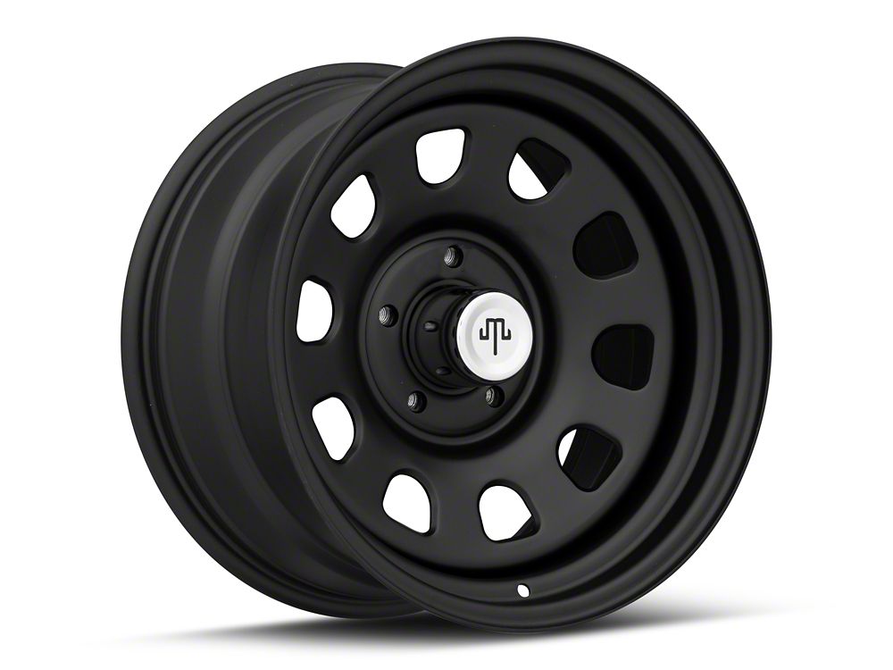 17x9 Mammoth D Window Wheel & 33in BF Goodrich All-Terrain T/A KO Tire Package; Set of 5 (07-18 Jeep Wrangler JK)