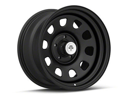 17x9 Mammoth D Window Wheel & 33in BF Goodrich All-Terrain T/A KO Tire Package; Set of 5 (07-18 Jeep Wrangler JK)