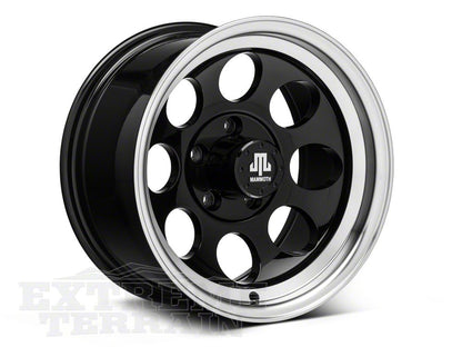 Mammoth 8 15x8 Wheel and Mickey Thompson Baja MTZ 33X12.50R15 Tire Kit (87-06 Jeep Wrangler YJ & TJ)