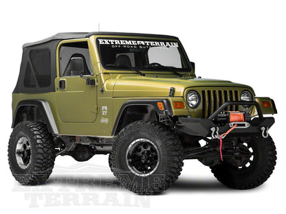 Mammoth 8 Simulated Beadlock 15x8 Wheel and Mickey Thompson Baja MTZ 33X12.50R15 Tire Kit (87-06 Jeep Wrangler YJ & TJ)