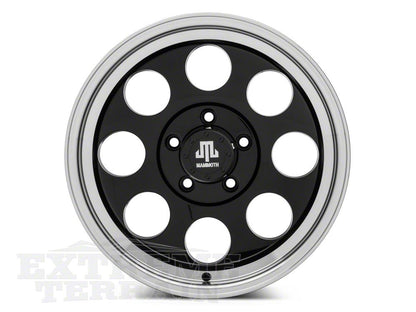 Mammoth 8 17x9 Wheel and BF Goodrich KM2 Tire Kit 35x12.50R17 Tire Kit (07-18 Jeep Wrangler JK)