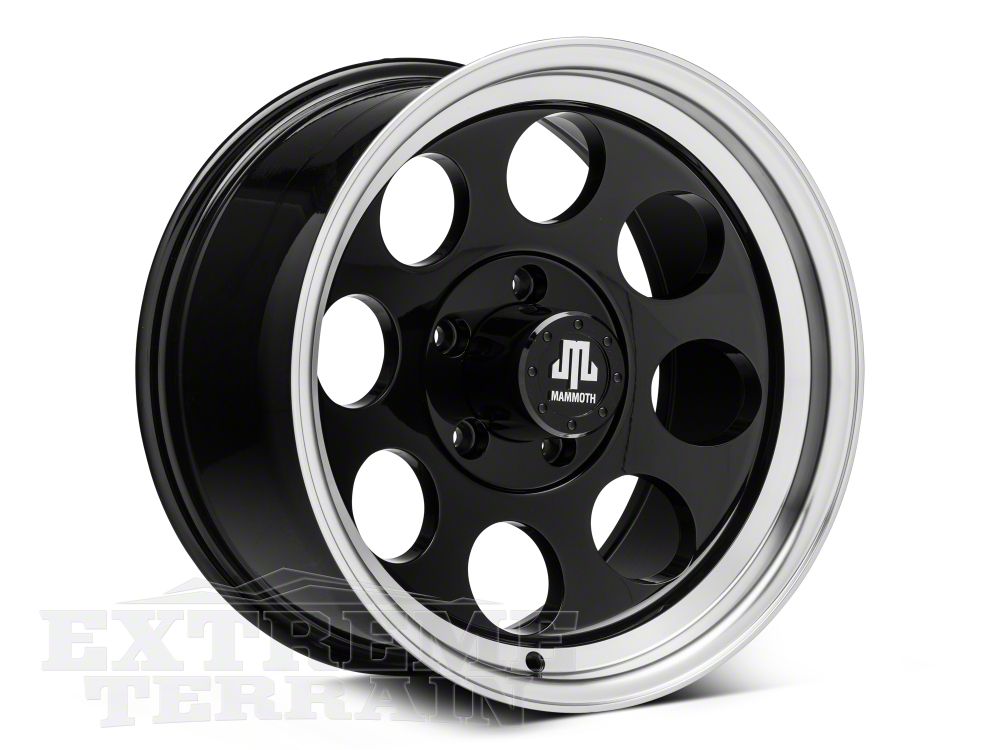 Mammoth 8 17x9 Wheel and BF Goodrich KM2 Tire Kit 35x12.50R17 Tire Kit (07-18 Jeep Wrangler JK)