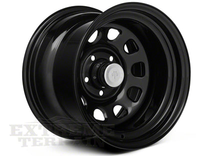 Mammoth D Window Steel 15x10 Wheel and Mickey Thompson Baja MTZ 33X12.50R15 Tire Kit (87-06 Jeep Wrangler YJ & TJ)