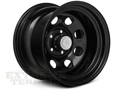 Mammoth 8 Steel 15x10 Wheel and Mickey Thompson Baja MTZ 33X12.50R15 Tire Kit (87-06 Jeep Wrangler YJ & TJ)