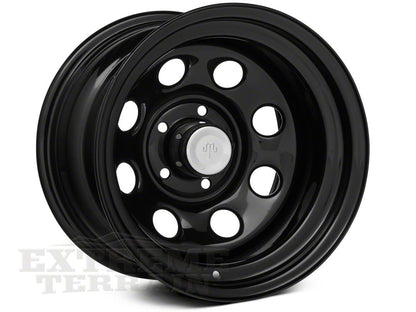 Mammoth 8 Steel 15x10 Wheel and Mickey Thompson Baja MTZ 33X12.50R15 Tire Kit (87-06 Jeep Wrangler YJ & TJ)