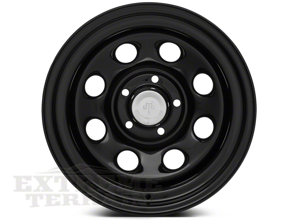Mammoth 8 Steel 15x10 Wheel and Mickey Thompson Baja MTZ 33X12.50R15 Tire Kit (87-06 Jeep Wrangler YJ & TJ)