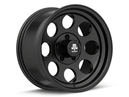 17x9 Mammoth 8 Aluminum & 35in Mudclaw Mud-Terrain Comp MTX Tire Package; Set of 5 (07-18 Jeep Wrangler JK)