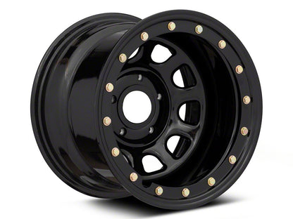 15x10 Mammoth D Window & 35in Mickey Thompson Mud-Terrain Baja Legend MTZ Tire Package; Set of 5 (07-18 Jeep Wrangler JK)