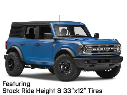 Mammoth Cliff Hanger Matte Black 6-Lug Wheel; 17x9; -6mm Offset (22-25 Bronco Raptor)