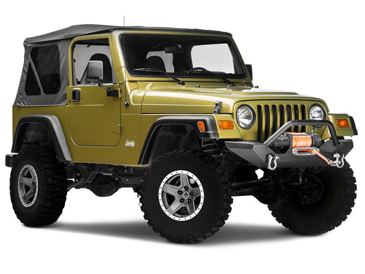 15x8 Mammoth Boulder Beadlock Style & 31in Mudclaw Mud-Terrain Comp MTX Tire Package; Set of 5 (97-06 Jeep Wrangler TJ)