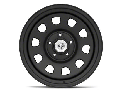 Mammoth D Window Matte Black Steel Wheel; 17x9; -6mm Offset (20-25 Jeep Gladiator JT)