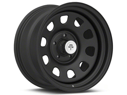 Mammoth D Window Matte Black Steel Wheel; 17x9; -6mm Offset (20-25 Jeep Gladiator JT)