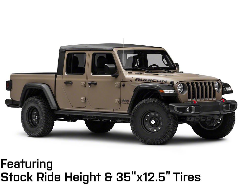 Mammoth D Window Matte Black Steel Wheel; 17x9; -6mm Offset (20-25 Jeep Gladiator JT)