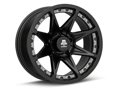 Mammoth Type 88 Matte Black Wheel; 17x9; -6mm Offset (20-25 Jeep Gladiator JT)