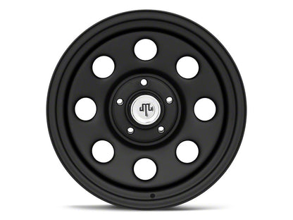 Mammoth 8 Steel Matte Black Wheel; 17x9; -6mm Offset (20-25 Jeep Gladiator JT)