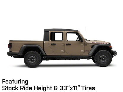 Mammoth 8 Aluminum Matte Black Wheel; 17x9; -6mm Offset (20-25 Jeep Gladiator JT)