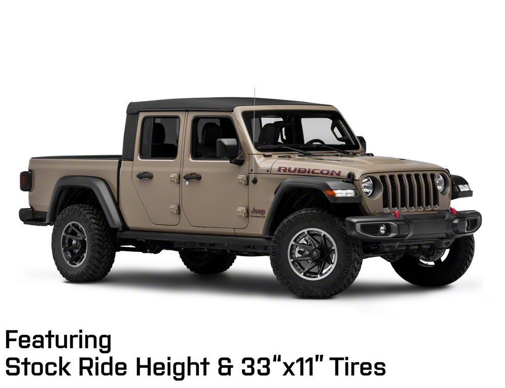 Mammoth Type 88 Black Wheel; 17x9; -6mm Offset (20-25 Jeep Gladiator JT)