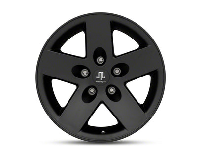 Mammoth Moab Black Wheel; 17x9; -6mm Offset (20-25 Jeep Gladiator JT)