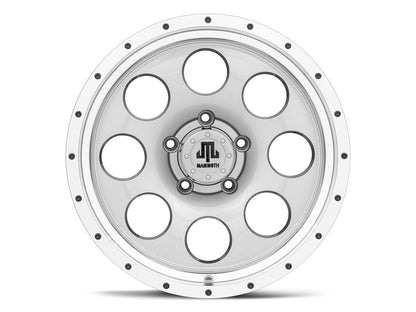 Mammoth 8 Aluminum Simulated Beadlock Anthracite Wheel; 17x9; -6mm Offset (20-25 Jeep Gladiator JT)