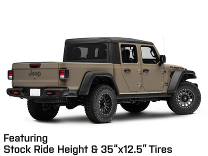 Mammoth 12 Hole Beadlock Satin Black Wheel; 18x9; -6mm Offset (20-25 Jeep Gladiator JT)