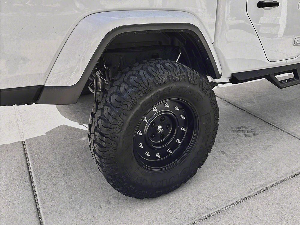 Mammoth General Matte Black Wheel; 17x9; -6mm Offset (20-25 Jeep Gladiator JT)