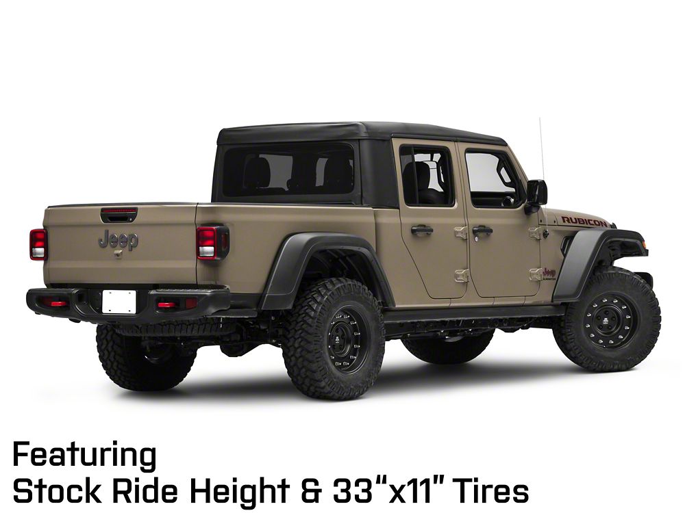 Mammoth General Matte Black Wheel; 17x9; -6mm Offset (20-25 Jeep Gladiator JT)