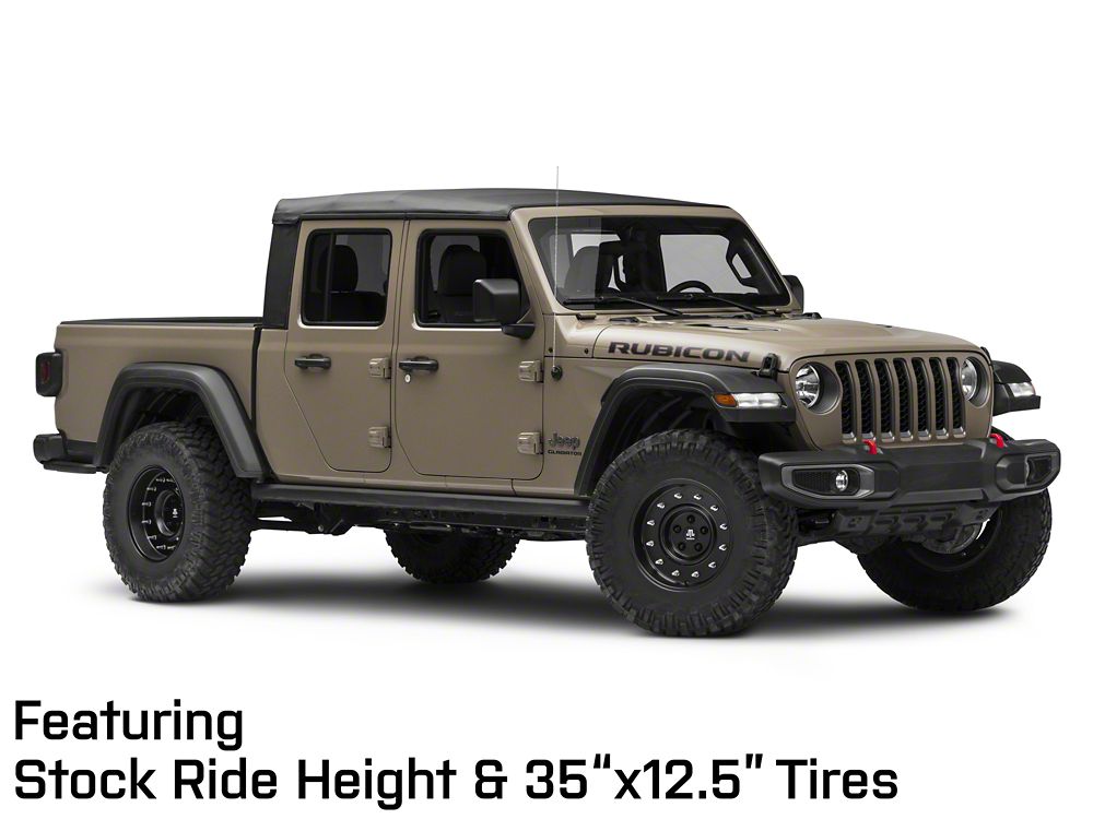 Mammoth General Matte Black Wheel; 17x9; -6mm Offset (20-25 Jeep Gladiator JT)