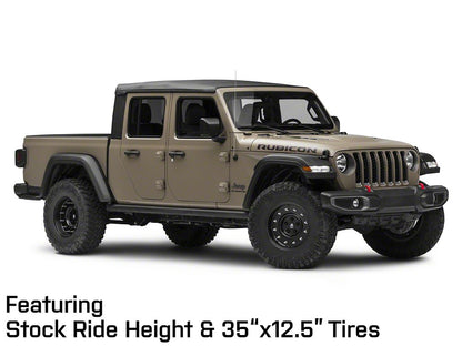 Mammoth General Matte Black Wheel; 17x9; -6mm Offset (20-25 Jeep Gladiator JT)