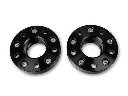 Mammoth 1.25-Inch Billet Wheel Spacers; Black (20-25 Jeep Gladiator JT)