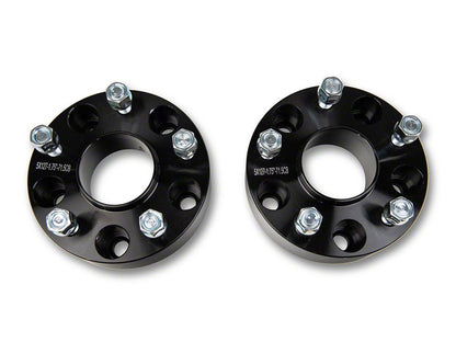 Mammoth 2-Inch Billet Wheel Spacers; Black (20-25 Jeep Gladiator JT)