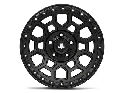 Mammoth Hunter Satin Black Wheel; 17x9; -6mm Offset (20-25 Jeep Gladiator JT)