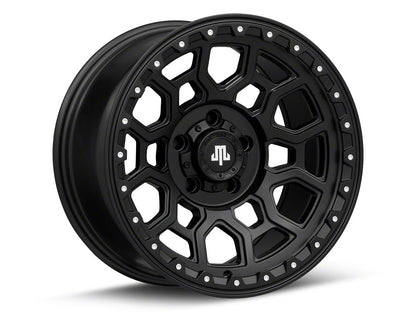 Mammoth Hunter Satin Black Wheel; 17x9; -6mm Offset (20-25 Jeep Gladiator JT)