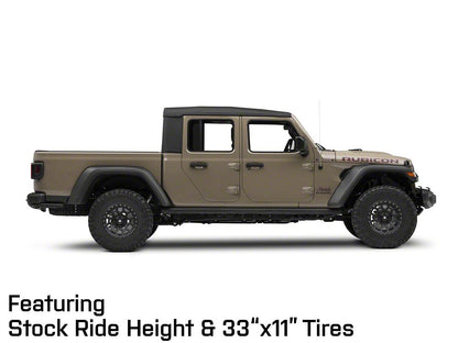 Mammoth Hunter Satin Black Wheel; 17x9; -6mm Offset (20-25 Jeep Gladiator JT)