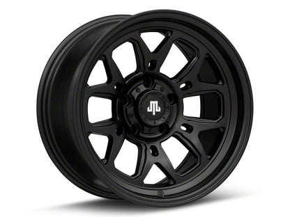 Mammoth Modus Satin Black Wheel; 17x9; -6mm Offset (20-25 Jeep Gladiator JT)