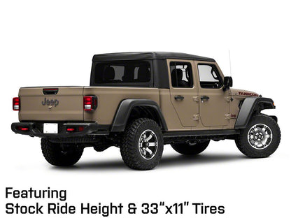 Mammoth Rogue Matte Black Machined Wheel; 17x9; -6mm Offset (20-25 Jeep Gladiator JT)