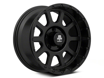 Mammoth 10 Hole Matte Black Wheel; 17x9; -6mm Offset (20-25 Jeep Gladiator JT)