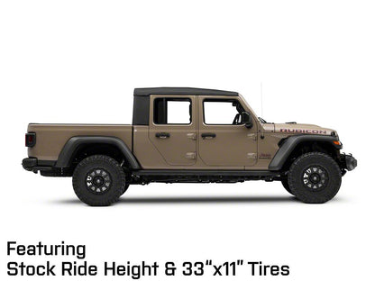 Mammoth 10 Hole Matte Black Wheel; 17x9; -6mm Offset (20-25 Jeep Gladiator JT)