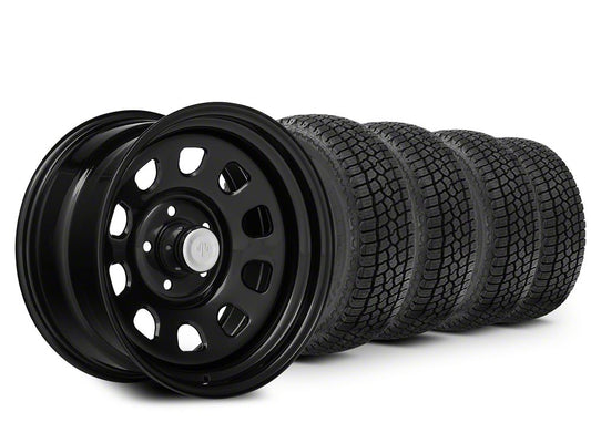 17x9 Mammoth 8 & 33in Milestar All-Terrain Patagonia AT/R Tire Package (20-25 Jeep Gladiator JT)