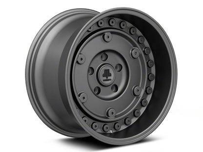Mammoth Militant Charcoal Wheel; 17x9.5; -12mm Offset (20-25 Jeep Gladiator JT)