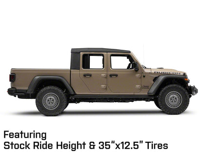 Mammoth Militant Charcoal Wheel; 17x9.5; -12mm Offset (20-25 Jeep Gladiator JT)