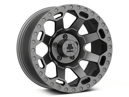 Mammoth Synister Charcoal Wheel; 17x9; -6mm Offset (20-25 Jeep Gladiator JT)