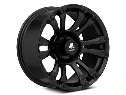 Mammoth Madness Matte Black Wheel; 18x9; -6mm Offset (20-25 Jeep Gladiator JT)