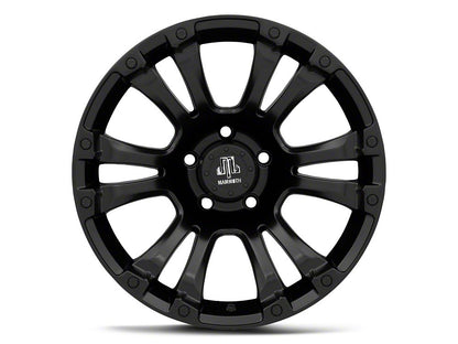 Mammoth Madness Matte Black Wheel; 18x9; -6mm Offset (20-25 Jeep Gladiator JT)