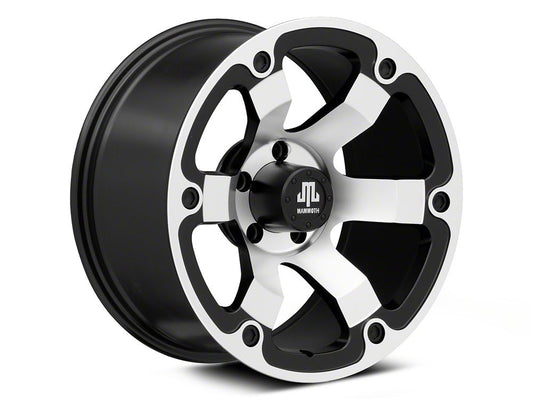 Mammoth Rogue Matte Black Machined Wheel; 18x9; -6mm Offset (20-25 Jeep Gladiator JT)