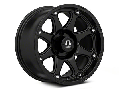 Mammoth Wheeler Matte Black Wheel; 17x9; -6mm Offset (20-25 Jeep Gladiator JT)