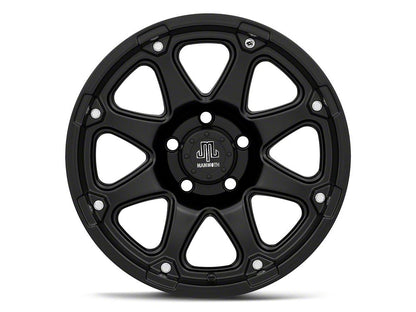 Mammoth Wheeler Matte Black Wheel; 17x9; -6mm Offset (20-25 Jeep Gladiator JT)