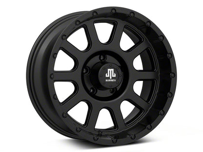 Mammoth 10 Hole Matte Black Wheel; 17x9; -6mm Offset (05-10 Jeep Grand Cherokee WK, Excluding SRT8)