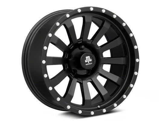 Mammoth 12 Hole Beadlock Satin Black Wheel; 18x9; -6mm Offset (11-21 Jeep Grand Cherokee WK2)