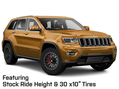Mammoth 12 Hole Beadlock Satin Black Wheel; 18x9; -6mm Offset (11-21 Jeep Grand Cherokee WK2)